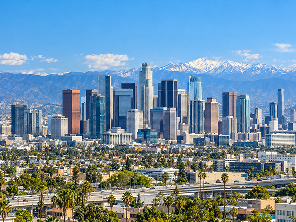 Illustrative skyline of Los Angeles, California