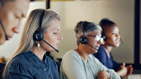 Contact center agents handling inbound calls
